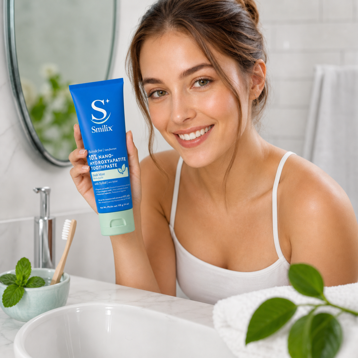 Fluoride Free Nano Hydroxyapatite Toothpaste with Fresh Mint