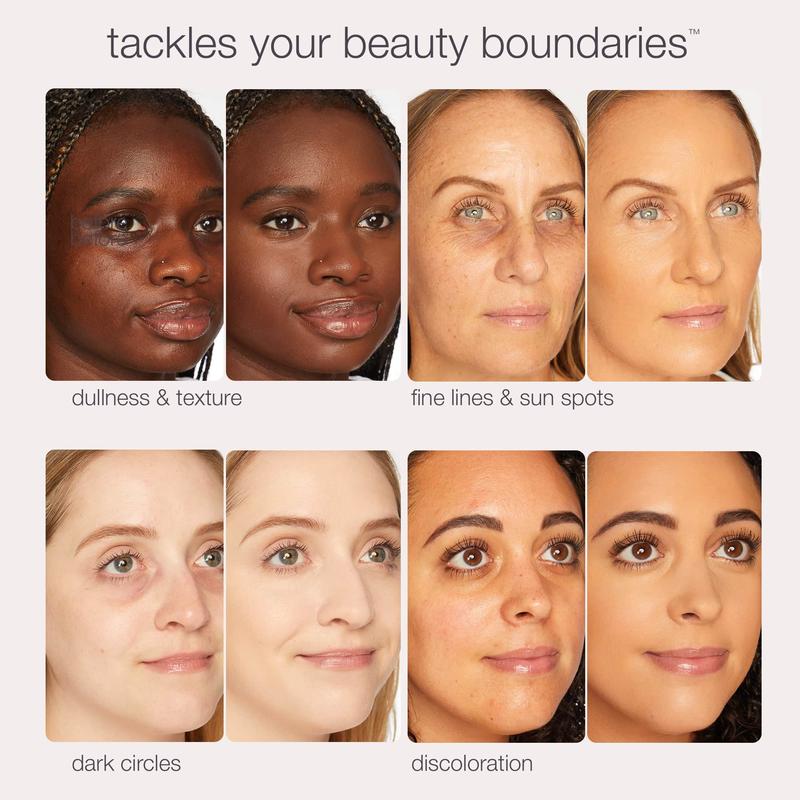 Concealer before and after results