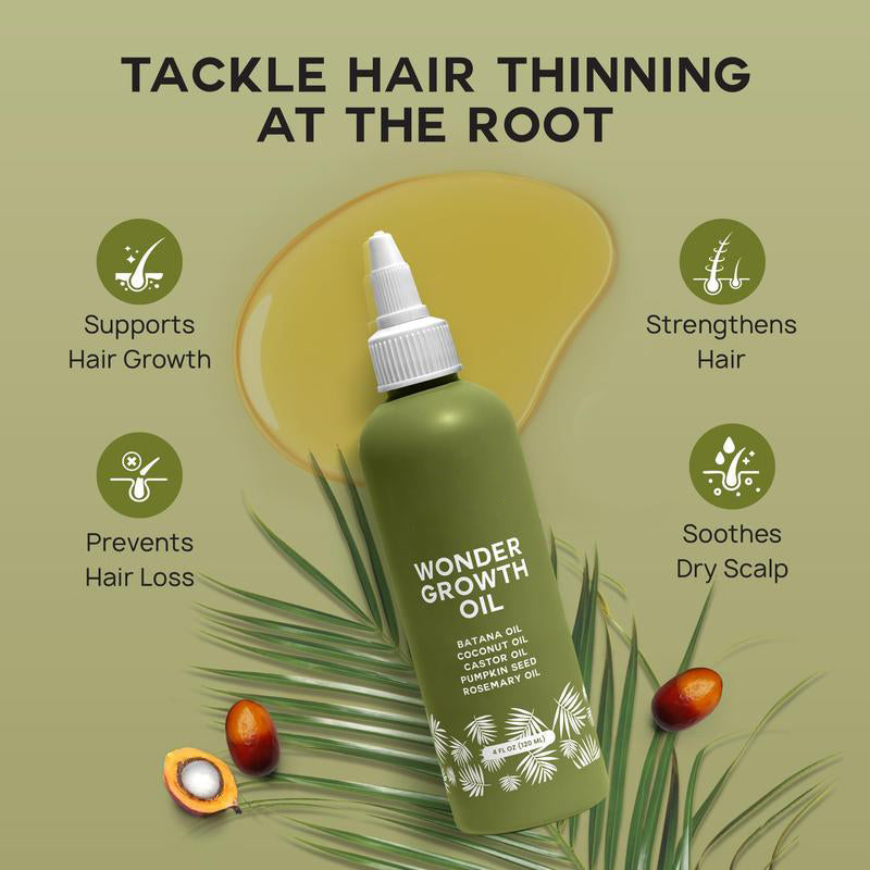 Batana Oil For Hair Growth - 100% Pure, Raw & Natural Blend