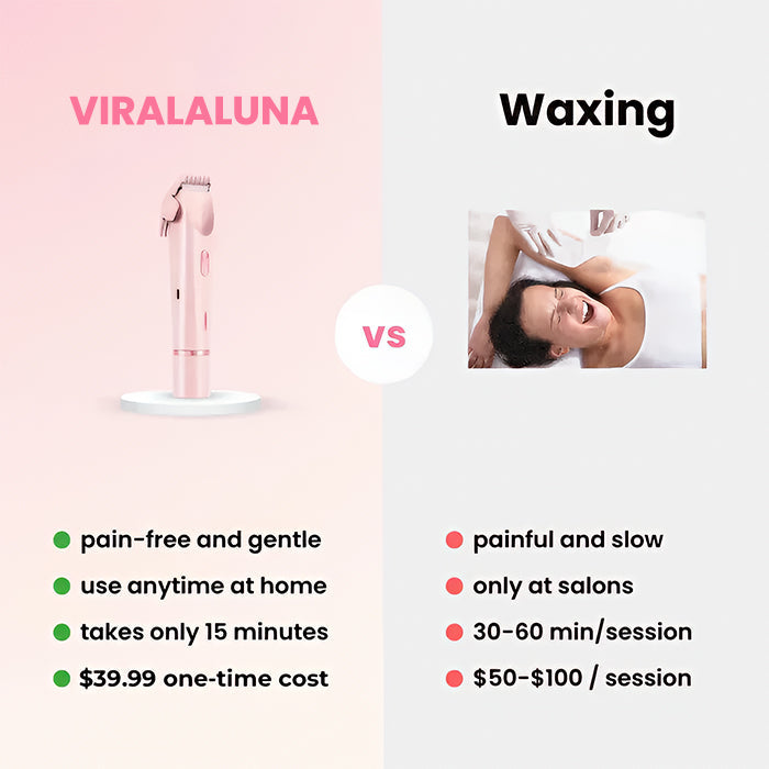 2-in-1 Painless Bikini Hair Trimmer