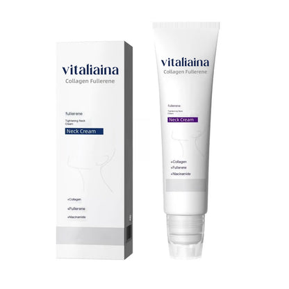 Roller Massage Neck Cream 🧴 Collagen & Hyaluronic Acid | Firms Neck, Reduces Wrinkles & Double Chin