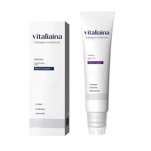 Roller Massage Neck Cream 🧴 Collagen & Hyaluronic Acid | Firms Neck, Reduces Wrinkles & Double Chin
