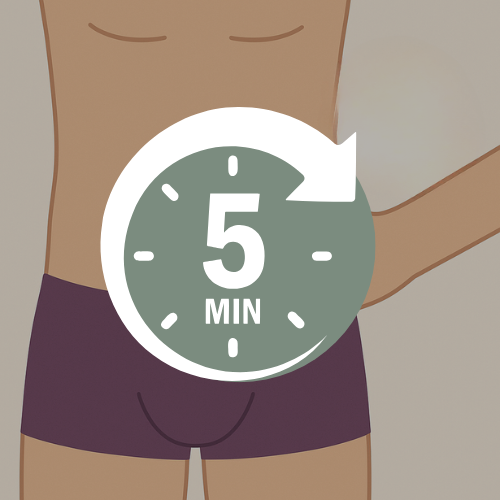 Wait five minutes
