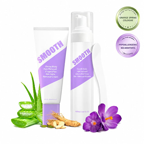 Gentle & Painless Hair Removal Cream Duo for Sensitive Skin