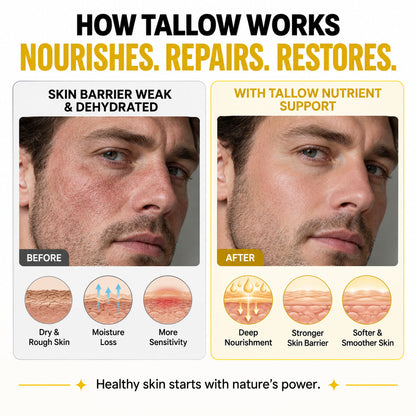 Beef Tallow Honey Balm for Men