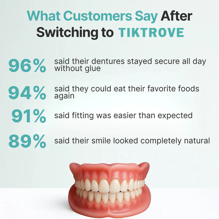 🦷  Fit Full Functional DenturesMake you more confident-Made in the USA & FDA-Certified