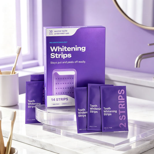 Purple Teeth Whitening Strips