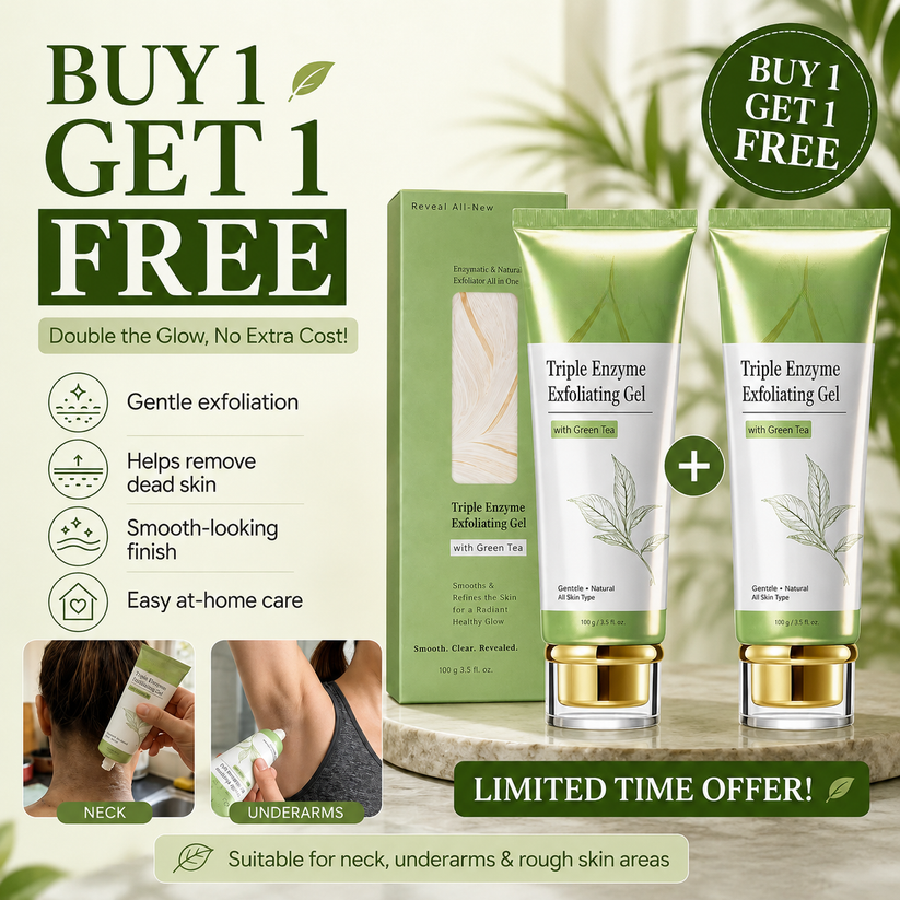Triple Enzyme Exfoliating Gel with Green Tea Effect