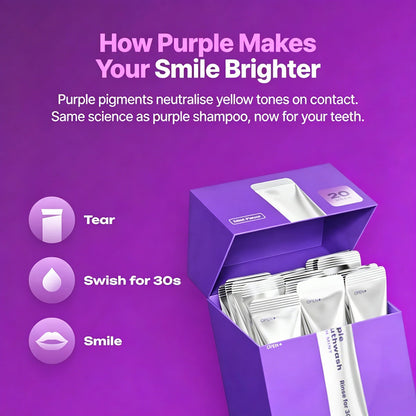 Purple Mouthwash - Sachets 20 Pack