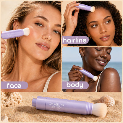 CC color-correcting tinted serum+SPF 30 mineral setting powder