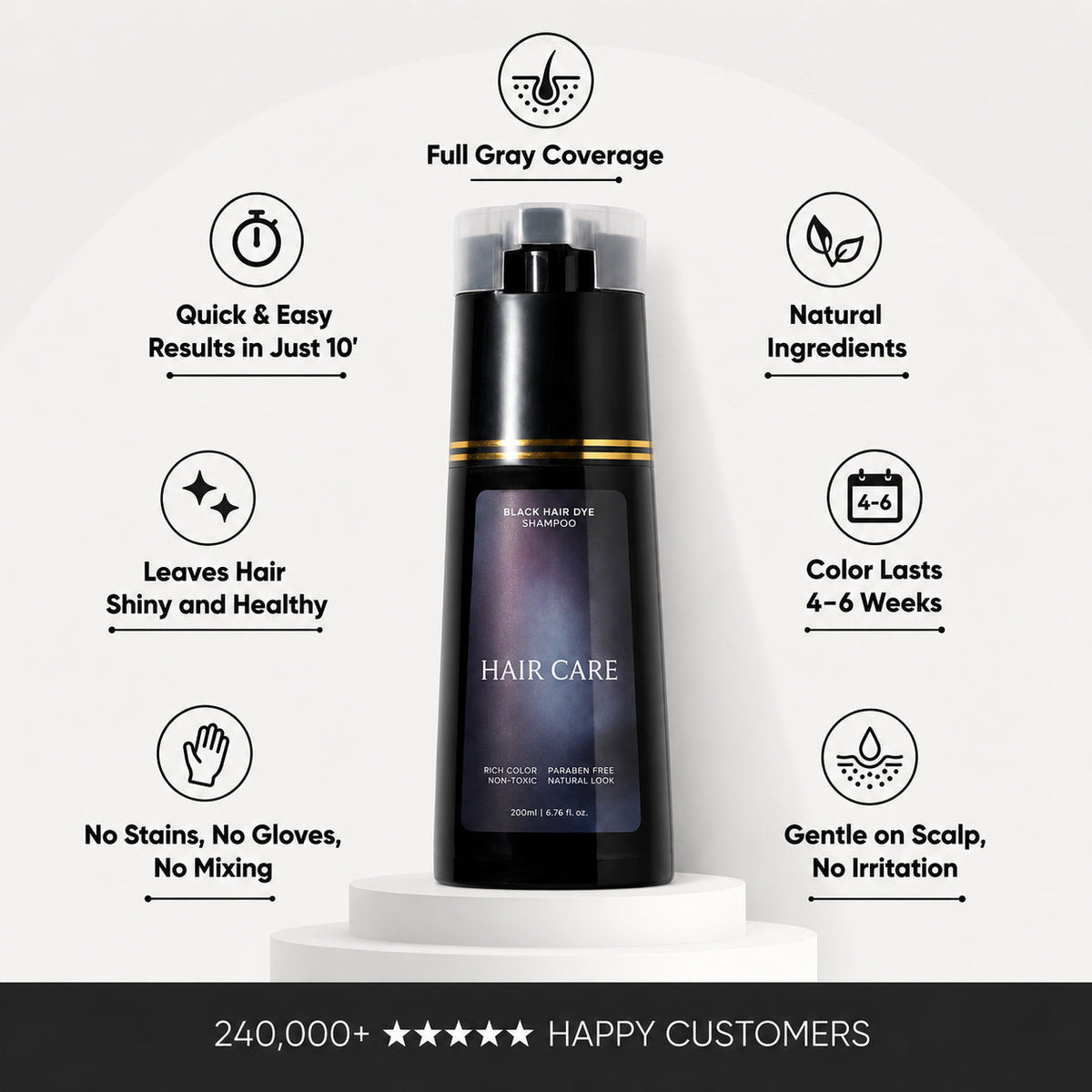 Vitaliaina Instant Dye Shampoo