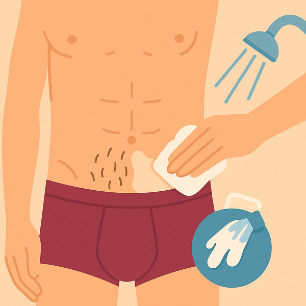 Wipe or rinse away the hair removal cream