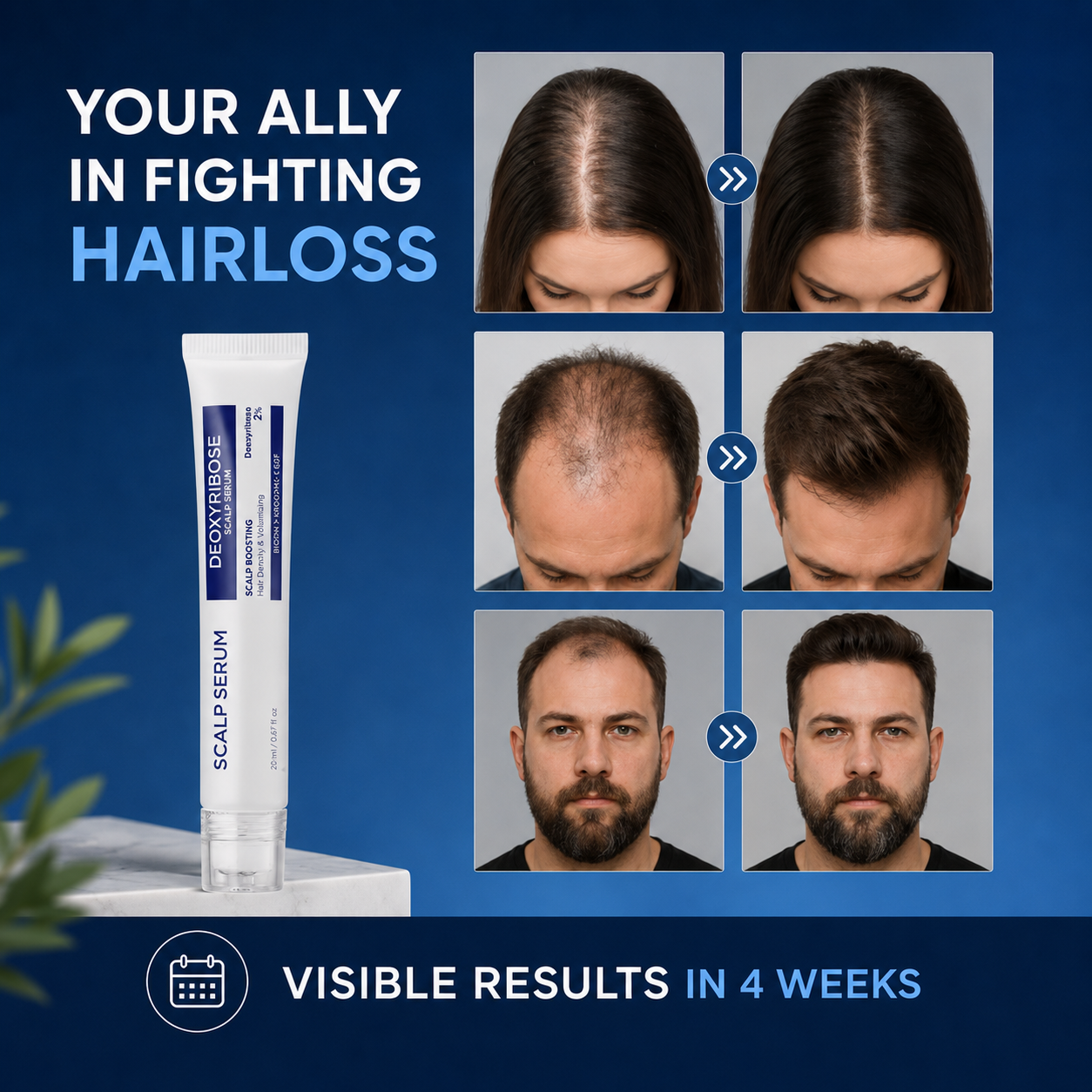 Deoxyribose Scalp Serum