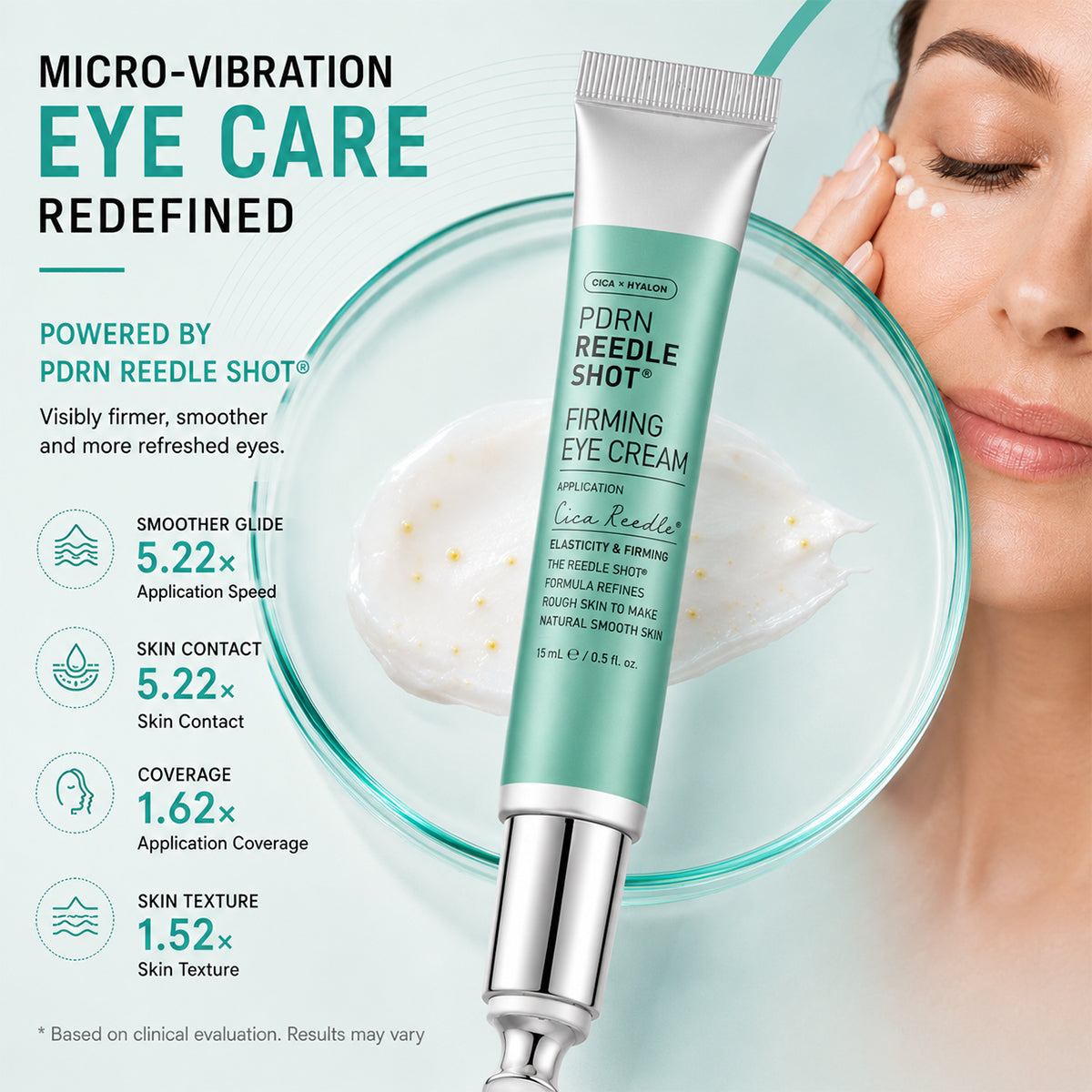 #1Viral PDRN Micro-Vibration Eye Applicator Cream