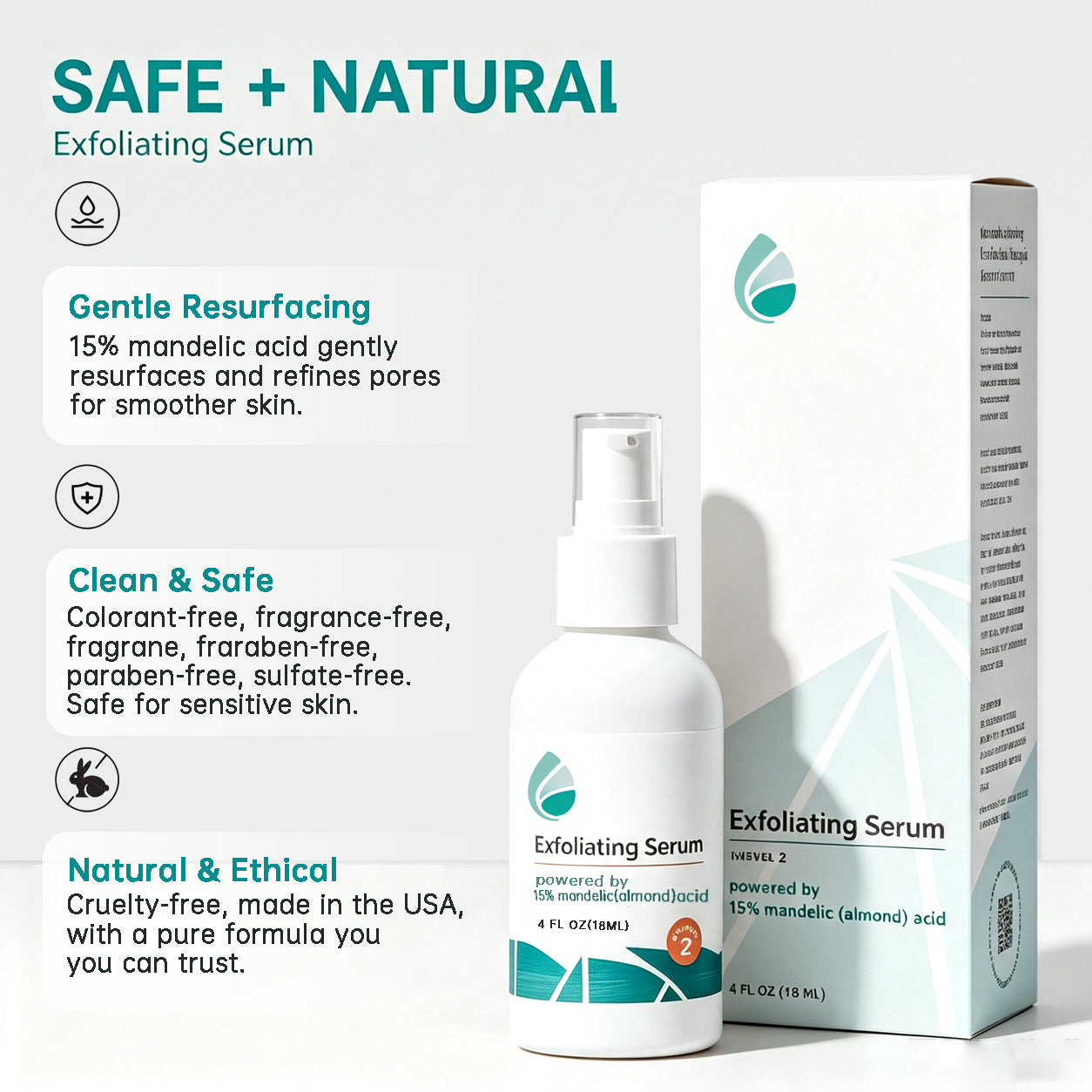 Mandelic Acid Level 2 Body Serum – Extra Strength Acne & Spot Treatment