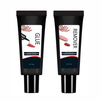 Semi solid glue Upgrade Super Strong Quick drying with remover kit