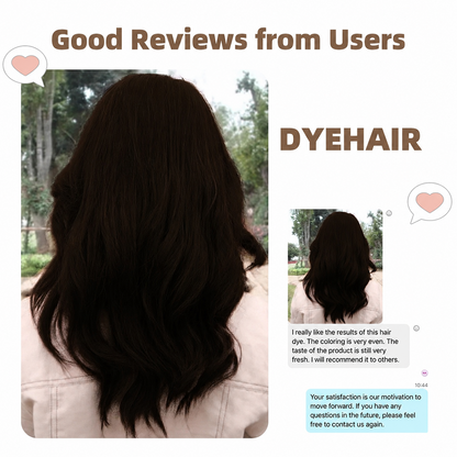 Unisex Grey Coverage Hair Dye with Hair Care