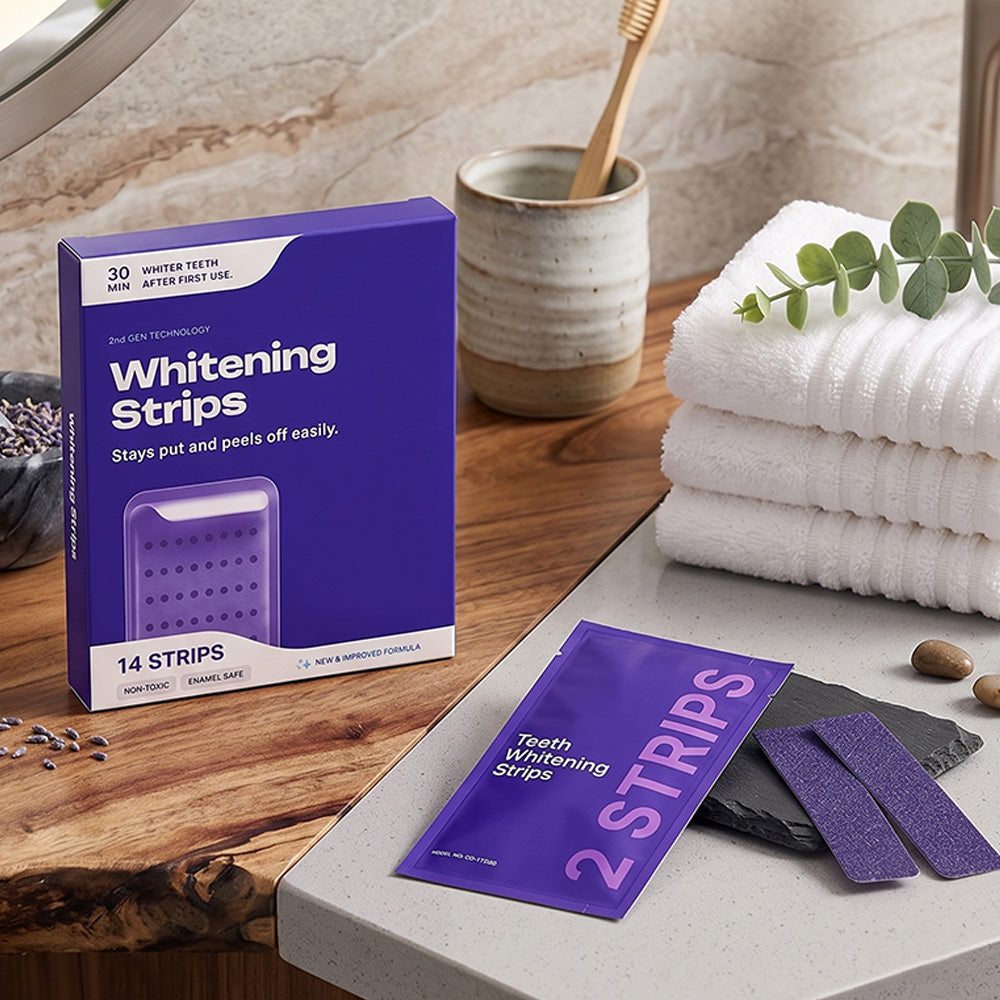 Purple Teeth Whitening Strips