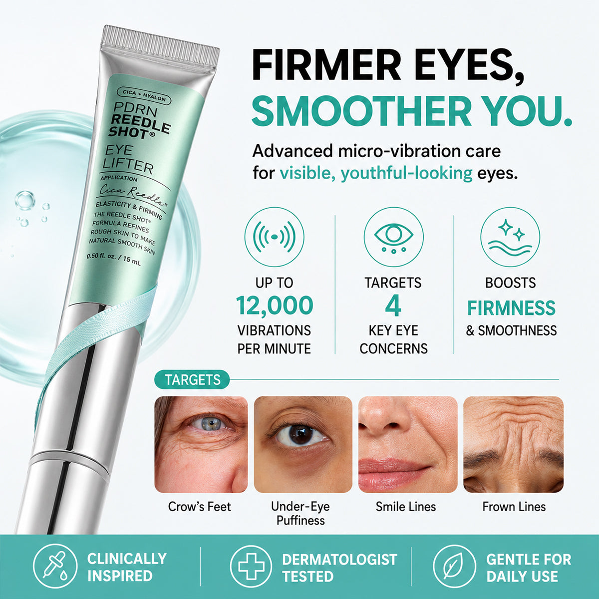 #1Viral PDRN Micro-Vibration Eye Applicator Cream
