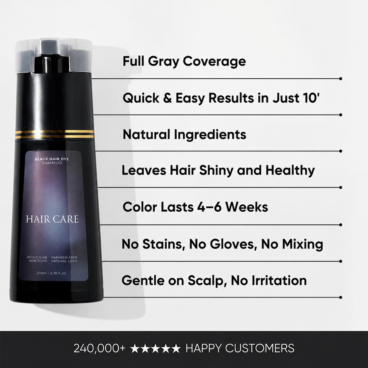 Vitaliaina Instant Dye Shampoo