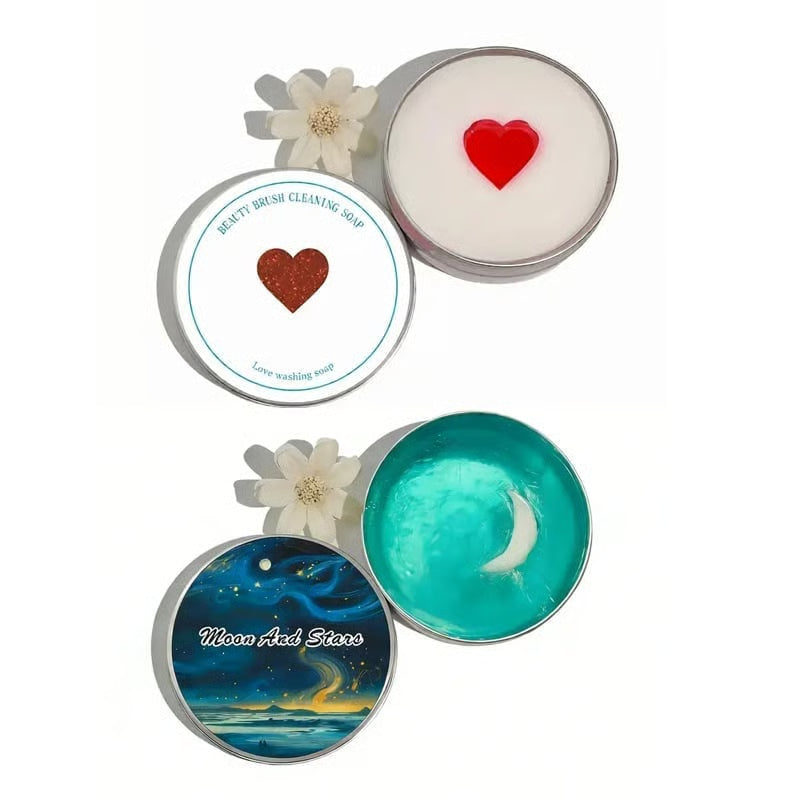 Silicone Makeup Brush Cleaning Pad with Soap
