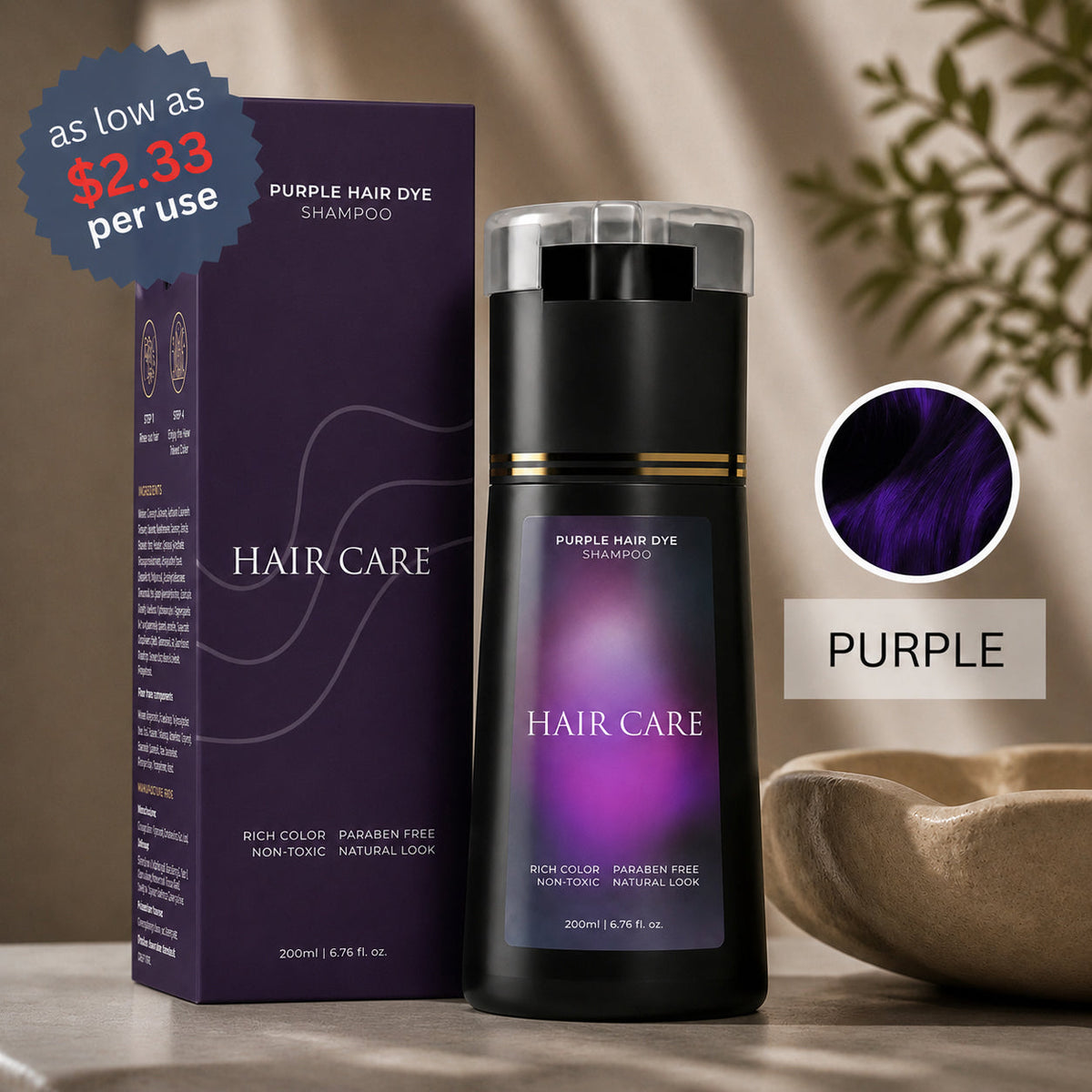 Vitaliaina Instant Dye Shampoo