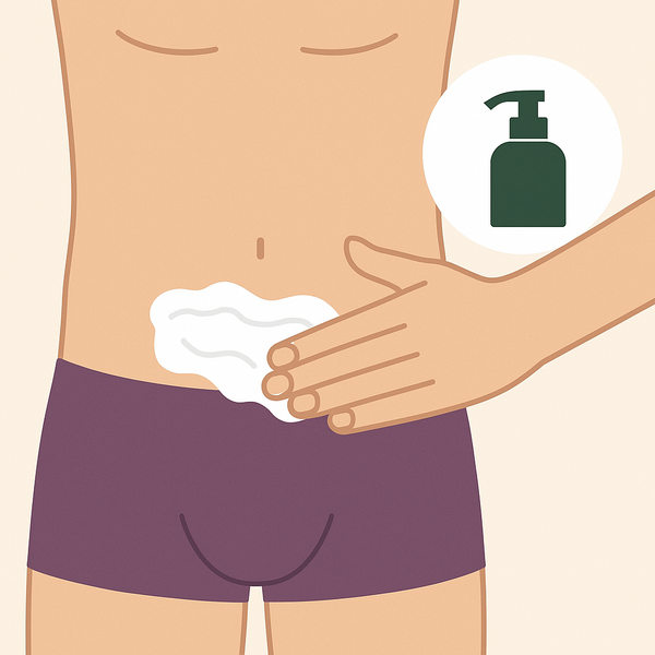 Apply Jaxlume hair removal cream