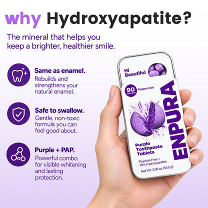 Hydroxyapatite Toothpaste Tablets