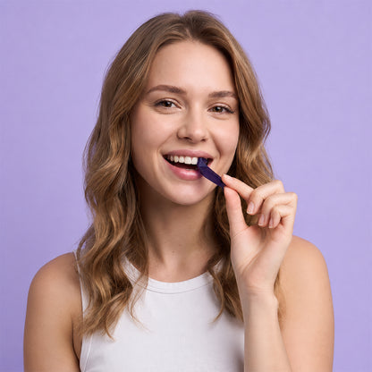 Purple Teeth Whitening Strips
