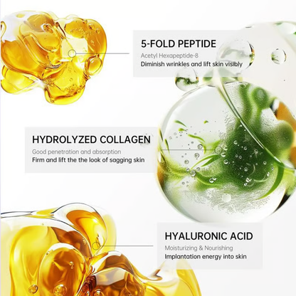 Roller Massage Neck Cream 🧴 Collagen & Hyaluronic Acid | Firms Neck, Reduces Wrinkles & Double Chin